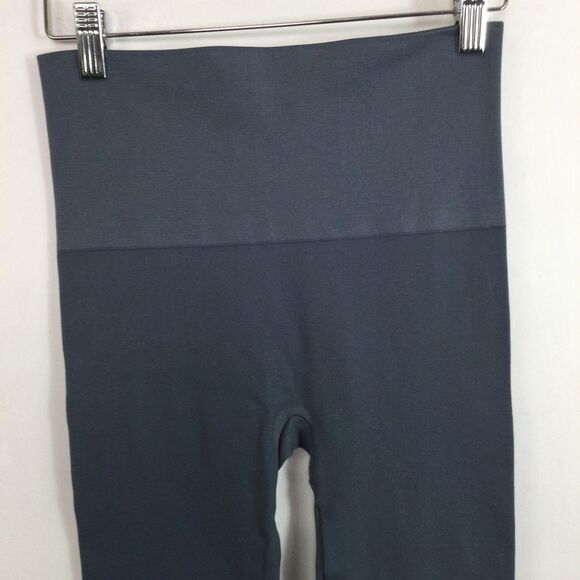 Spanx Womens Look At Me Now Seamless Side Zip Leggings Dark Blue Size Medium - Picture 2 of 11